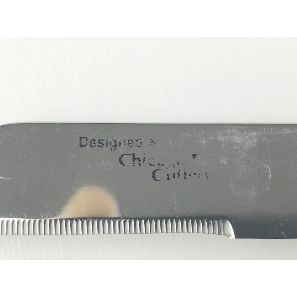Chicago Cutlery Paring Utility Knife Walnut Wood‎ Handle Stainless Steel 3
